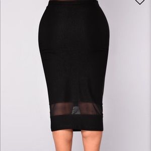 Black Pencil Skirt